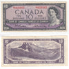 BC-40b 1954 Canada $10 Beattie-Rasminsky, G/T, Very Fine (VF20)