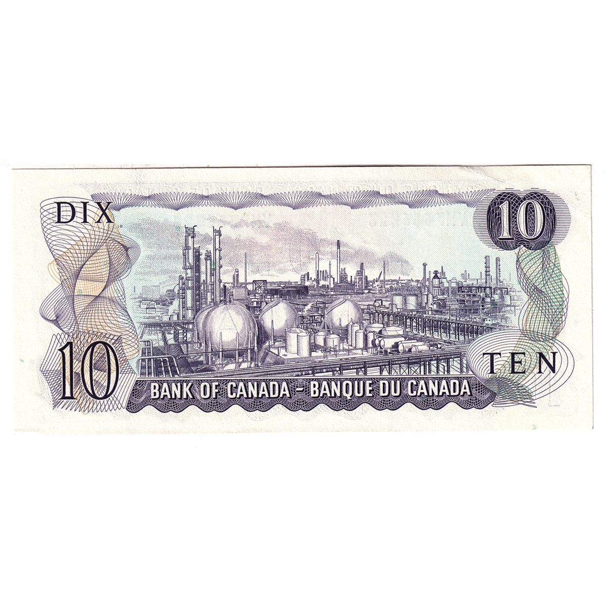 BC-49c 1971 Canada $10 Lawson-Bouey, VM, Almost Uncirculated (AU50)
