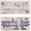 BC-57a 1989 Canada $10 Thiessen-Crow, ADG, AU-UNC (AU55)