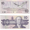 BC-57a 1989 Canada $10 Thiessen-Crow, ADV, AU-UNC (AU55)