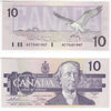BC-57a 1989 Canada $10 Thiessen-Crow, AET, Uncirculated (MS60)