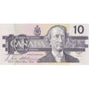 BC-57b 1989 Canada $10 Bonin-Thiessen, BDP, Uncirculated (MS60)
