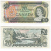 BC-50a 1969 Canada $20 Beattie-Rasminsky, ER, EF-AU (EF45)