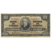BC-27b 1937 Canada $100 Gordon-Towers, B/J, Fine (F12)