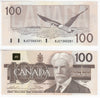 BC-60a-i 1988 Canada $100 Thiessen-Crow, BJE, Uncirculated (MS60)