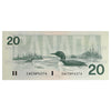 BC-58dA 1991 Canada $20 Knight-Dodge, EWZ (3.888-4.050), Choice Uncirculated (CUNC63)