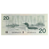 BC-58dA 1991 Canada $20 Knight-Dodge, EWZ (3.888-4.050), AU-UNC (AU55)