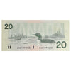 BC-58d-i 1991 Canada $20 Knight-Dodge, AWW, CUNC