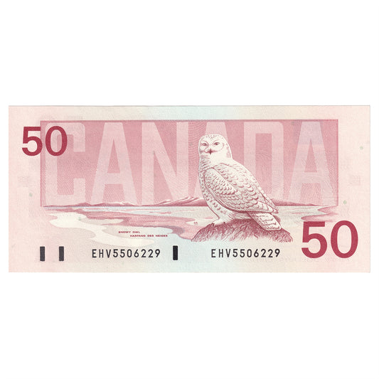 BC-59a 1988 Canada $50 Thiessen-Crow, EHV, Choice Uncirculated (CUNC63)