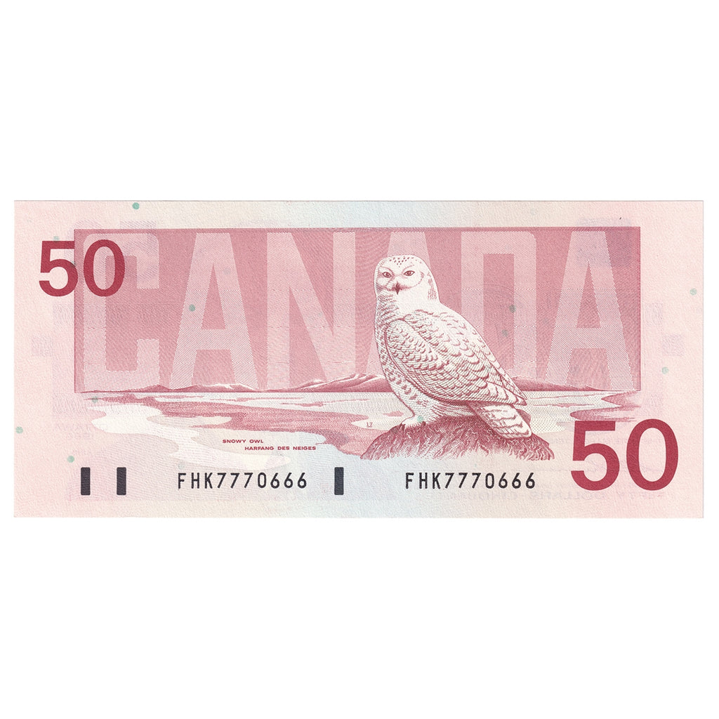 BC-59a 1988 Canada $50 Thiessen-Crow, FHK, Choice Uncirculated (CUNC63)
