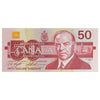 BC-59c 1988 Canada $50 Knight-Thiessen, FHT, Almost Uncirculated (AU50)