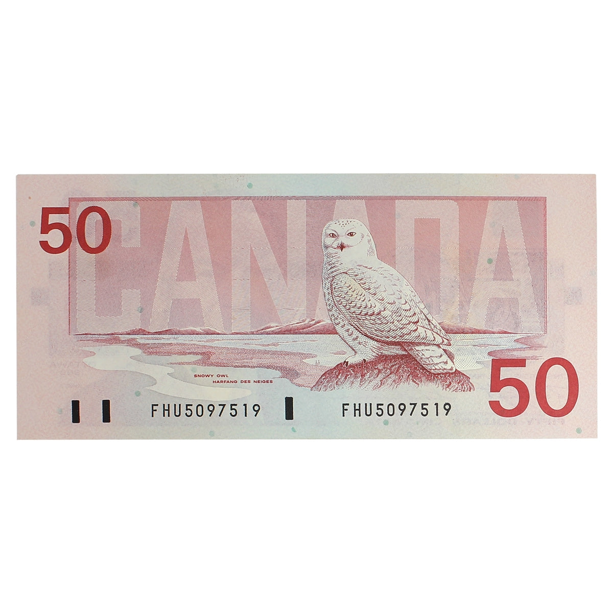 BC-59c 1988 Canada $50 Knight-Thiessen, FHU, AU-UNC (AU55)