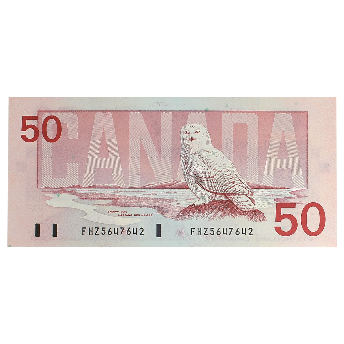 BC-59d 1988 Canada $50 Knight-Dodge, FHZ, Choice Uncirculated (CUNC63)