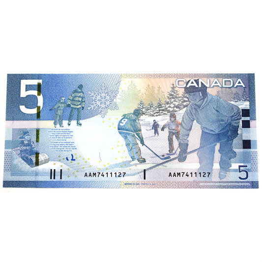 BC-67b 2009 Canada $5 Jenkins-Carney, AAM, Uncirculated (MS60)