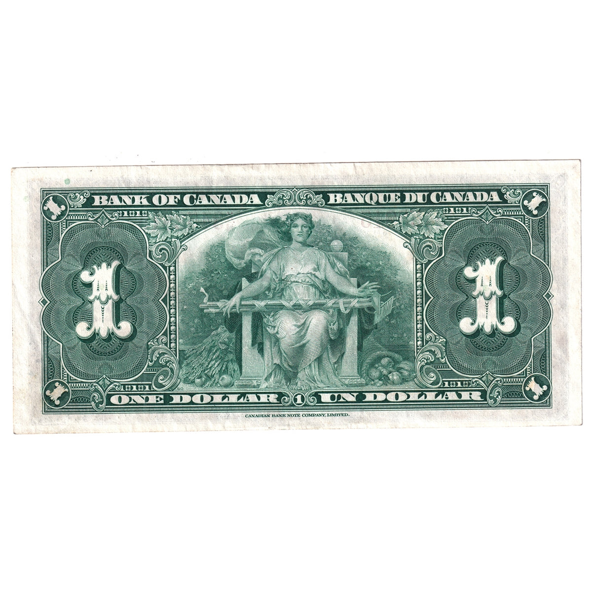 BC-21d 1937 Canada $1 Coyne-Towers, X/M, Almost Uncirculated (AU50)