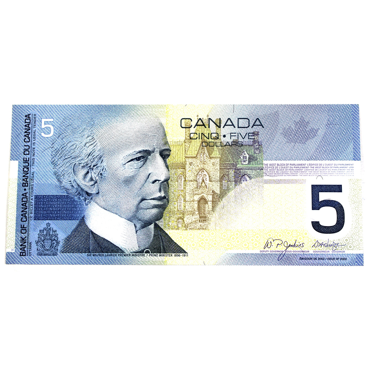 BC-62b 2005 Canada $5 Jenkins-Dodge, HOM, Choice Uncirculated (CUNC63)