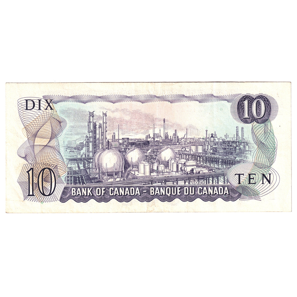BC-49b 1971 Canada $10 Bouey-Rasminsky, DP, CIRC