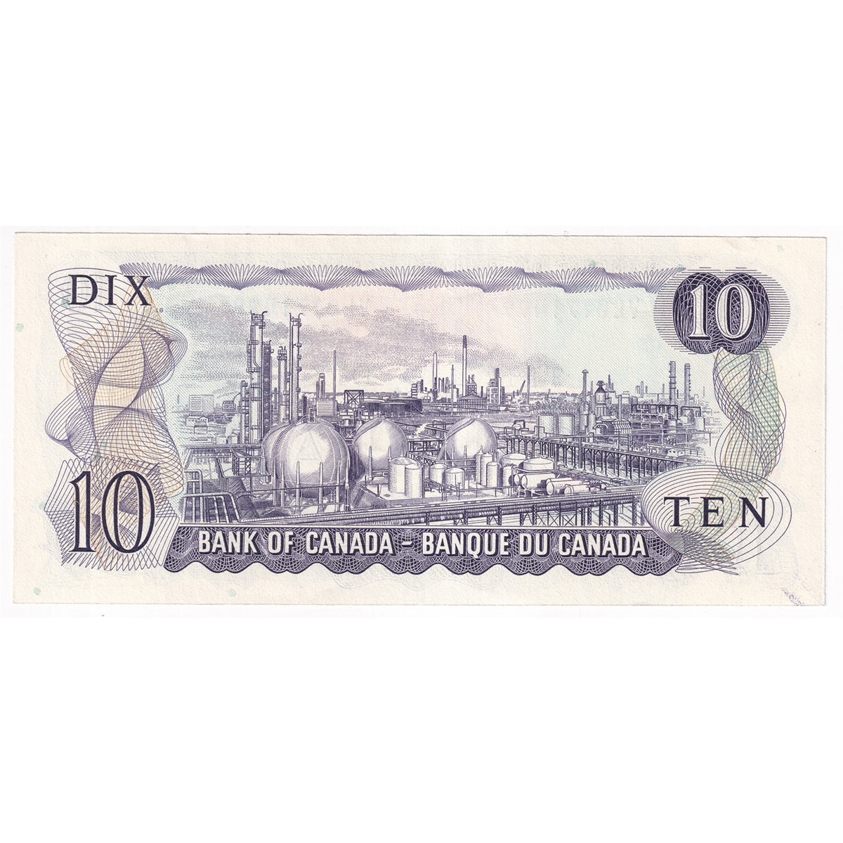 BC-49c 1971 Canada $10 Lawson-Bouey, VL, Almost Uncirculated (AU50)