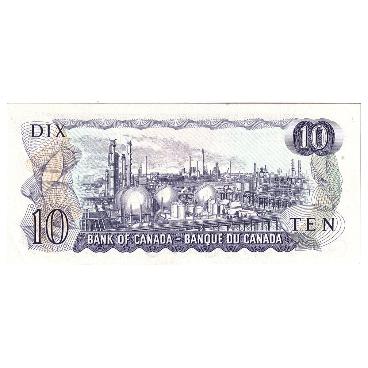 BC-49d 1971 Canada $10 Crow-Bouey, EES, AU-UNC (AU55)