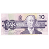 BC-57a 1989 Canada $10 Thiessen-Crow, AEF, AU-UNC (AU55)