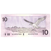 BC-57a 1989 Canada $10 Thiessen-Crow, AEG, Almost Uncirculated (AU50)