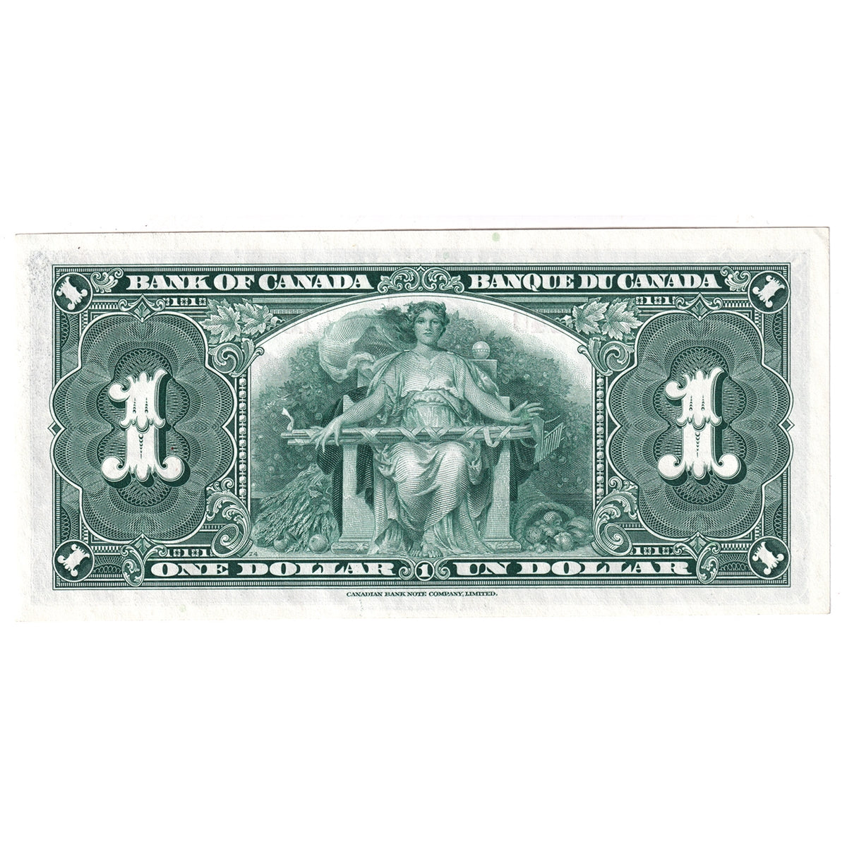 BC-21d 1937 Canada $1 Coyne-Towers, R/N, AU-UNC