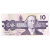 BC-57a 1989 Canada $10 Thiessen-Crow, AEK, AU-UNC (AU55)
