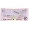 BC-57a 1989 Canada $10 Thiessen-Crow, ATN, Almost Uncirculated (AU50)