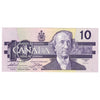 BC-57a 1989 Canada $10 Thiessen-Crow, ATU, Almost Uncirculated (AU50)