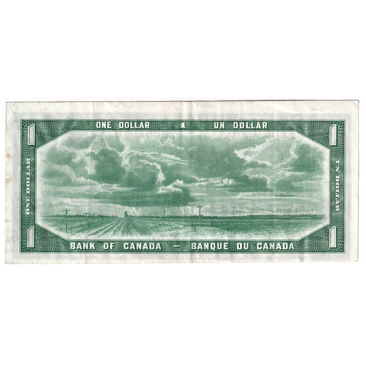 BC-29b 1954 Canada $1 Beattie-Coyne, Devil's Face, K/A, VF-EF (VF30)