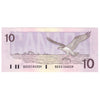 BC-57a 1989 Canada $10 Thiessen-Crow, BDD, Almost Uncirculated (AU50)