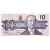 BC-57a 1989 Canada $10 Thiessen-Crow, BDE, AU