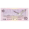 BC-57b 1989 Canada $10 Bonin-Thiessen, BDJ, AU-UNC (AU55)