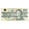 BC-58a 1991 Canada $20 Thiessen-Crow, EIC, Almost Uncirculated (AU50)
