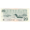 BC-58a 1991 Canada $20 Thiessen-Crow, EIF, CIRC
