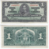 BC-21d 1937 Canada $1 Coyne-Towers, H/N, EF-AU (EF45)