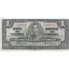 BC-21d 1937 Canada $1 Coyne-Towers, K/N, VF