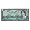 BC-37a 1954 Canada $1 Beattie-Coyne, D/N, AU-UNC (AU55)