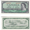 BC-37a-i 1954 Canada $1 Beattie-Coyne, A/M, Uncirculated (MS60)