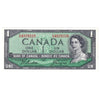 BC-37a-i 1954 Canada $1 Beattie-Coyne, A/M, AU-UNC (AU55)