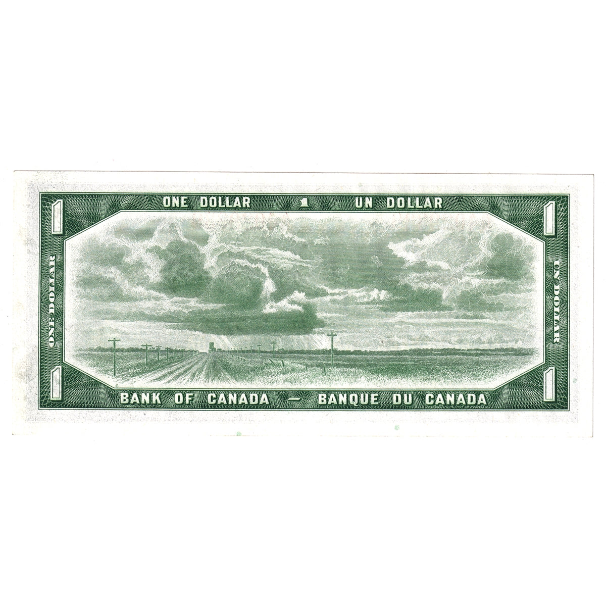 BC-37a-i 1954 Canada $1 Beattie-Coyne, A/M, AU-UNC (AU55)