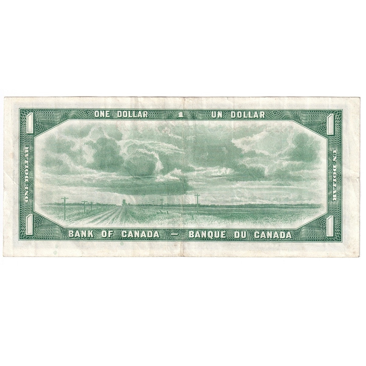 BC-37b 1954 Canada $1 Beattie-Rasminsky, F/N, Very Fine (VF20)
