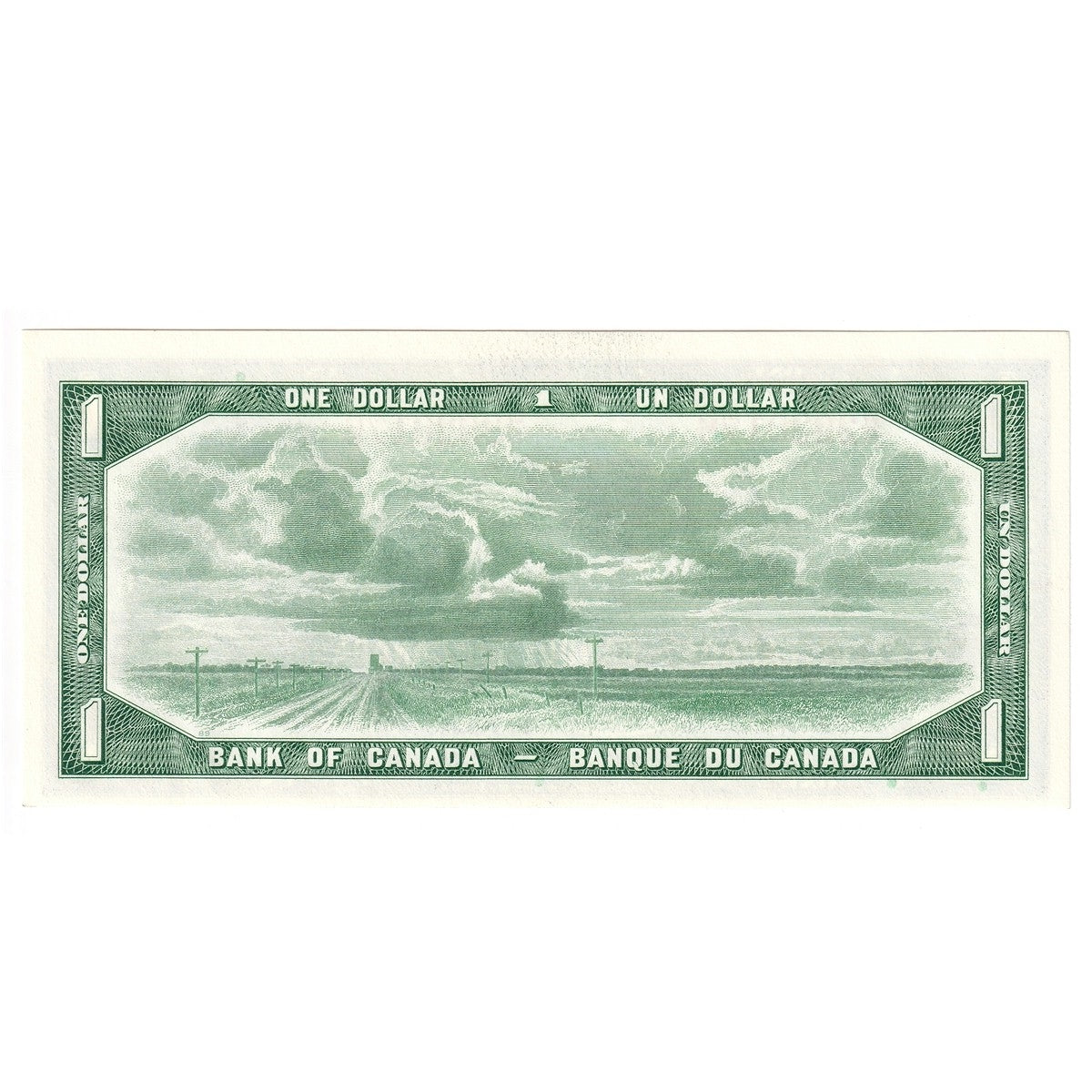 BC-37b 1954 Canada $1 Beattie-Rasminsky, W/N, Choice Uncirculated (CUNC63)