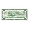 BC-37b 1954 Canada $1 Beattie-Rasminsky, G/O, Almost Uncirculated (AU50)