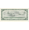 BC-37b 1954 Canada $1 Beattie-Rasminsky, L/O, Extra Fine (EF40)