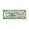 BC-37b 1954 Canada $1 Beattie-Rasminsky, X/O, AU-UNC (AU55)