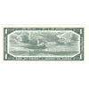 BC-37b 1954 Canada $1 Beattie-Rasminsky, D/Y, Almost Uncirculated (AU50)
