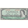 BC-37b 1954 Canada $1 Beattie-Rasminsky, H/Y, Choice Uncirculated (CUNC63)