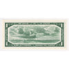 BC-37b 1954 Canada $1 Beattie-Rasminsky, R/Y, AU-UNC (AU55)