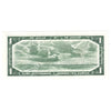 BC-37b-i 1954 Canada $1 Beattie-Rasminsky, V/Z, Almost Uncirculated (AU50)